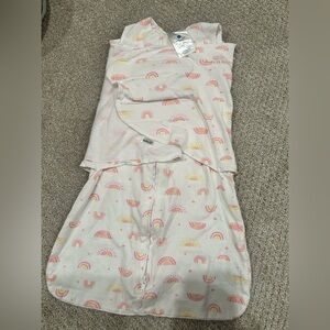 Halo white rainbow Sleep Sack Size small 3-6 months